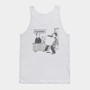 Accountant has a Client with a Huge Piggy-Bank Tank Top